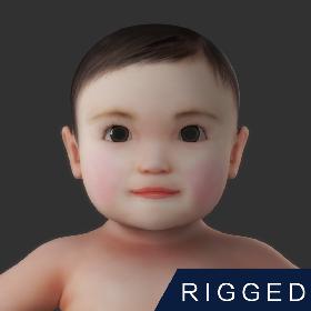 3D Baby Rigged